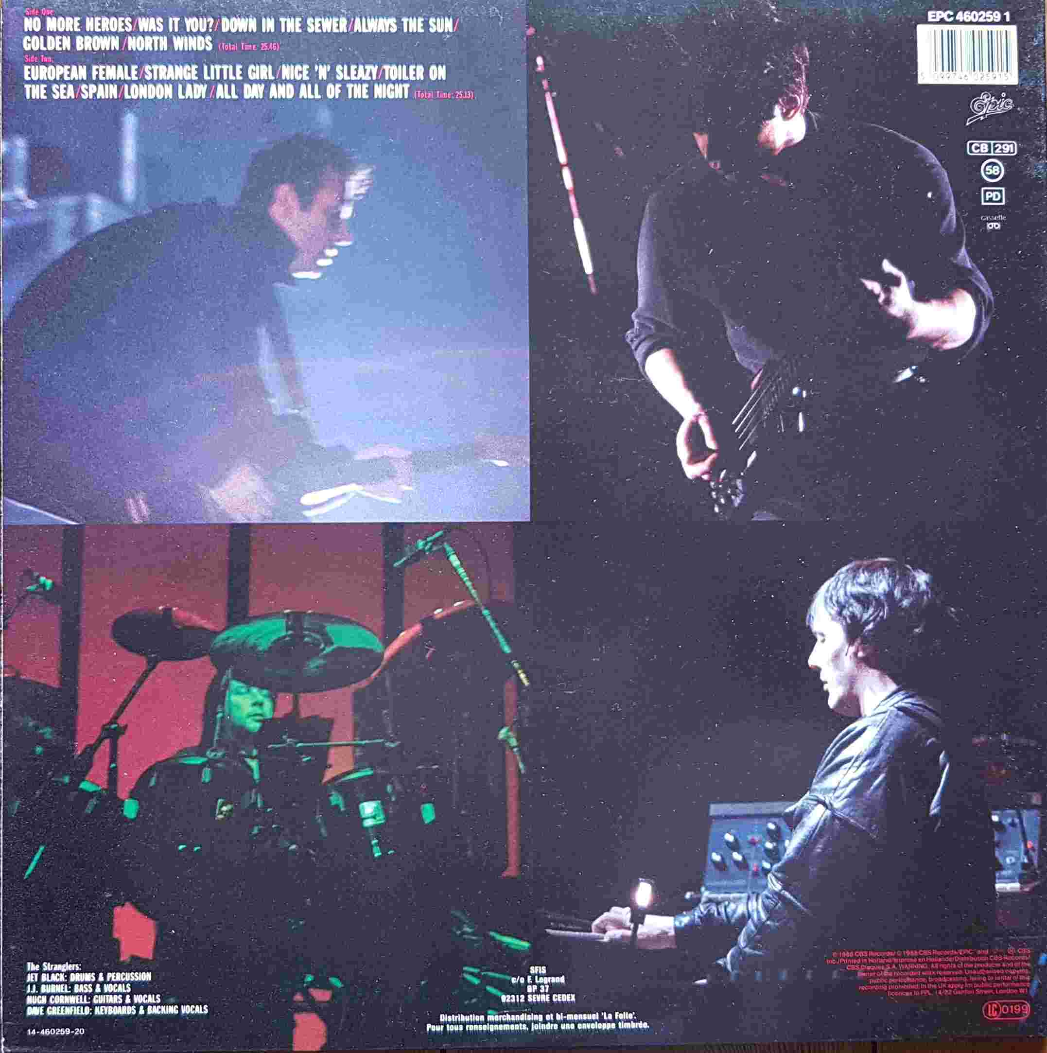 Picture of 460259 1 All live and all of the night by artist The Stranglers  from The Stranglers